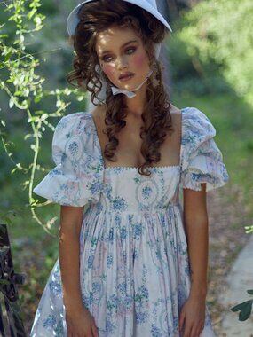 SELKIE La Belle Etoile French Puff Dress NWT